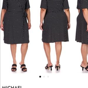 NWT Michael Kors Faux Wrap Plus Size Dress